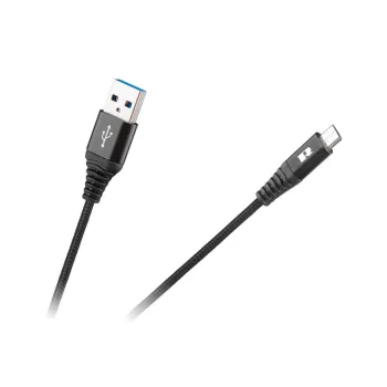 KABEL USB - USB MICRO 1M CZARNY