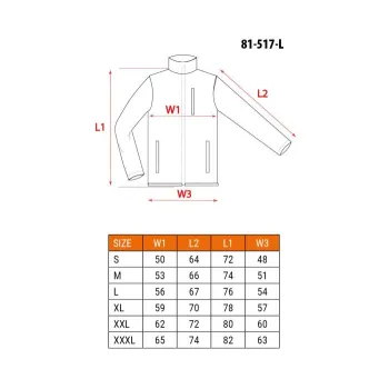 BLUZA SOFTSHELL OUTDOOR ZIELONA ROZMIAR L