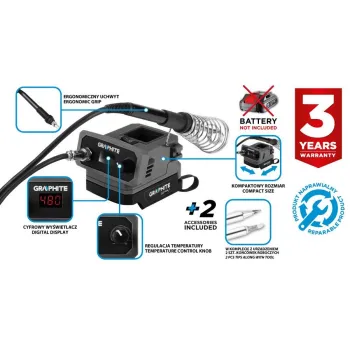 STACJA LUTOWNICZA ENERGY+ 18V, BEZ AKUMULATORA.