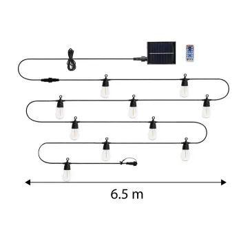 GIRLANDA SOLARNA 6.5M