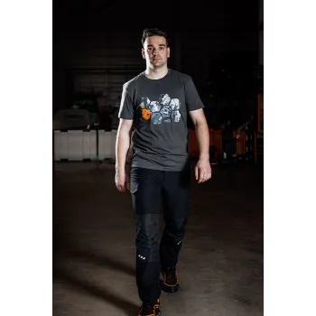 T-SHIRT Z NADRUKIEM WARSZTAT ROZMIAR XXL