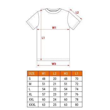 T-SHIRT Z NADRUKIEM MOTOR ROZMIAR L