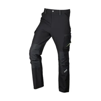 SPODNIE ROBOCZE MIX&MATCH CZARNO-ZIELONE ROZMIAR XXL