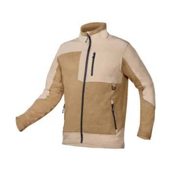 BLUZA SOFTSHELL OUTDOOR, BEŻOWA, ROZMIAR XXL