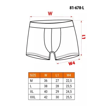 BOKSERKI BASIC 2, 3-PACK ROZMIAR L