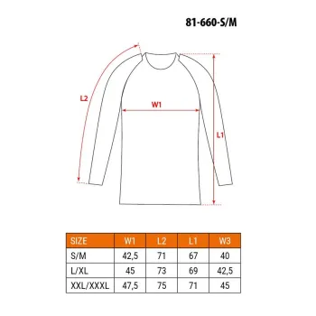 KOSZULKA TERMOAKTYWNA ROZMIAR L/XL
