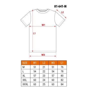 T-SHIRT Z NADRUKIEM FEEL THE BIT ROZMIAR M