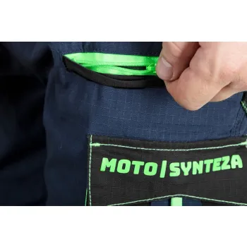 SPODNIE ROBOCZE MOTOSYNTEZA 100% BAWEŁNA RIP STOP ROZM. XXL