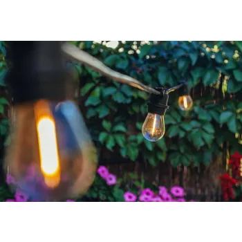GIRLANDA 20M + 22 ŻARÓWKI FILAMENT