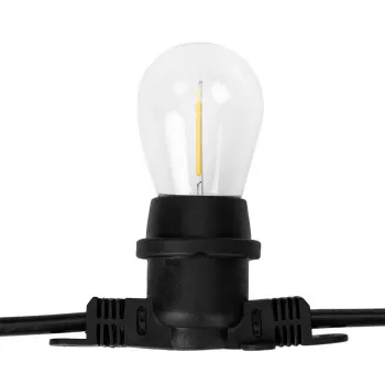 GIRLANDA 20M + 22 ŻARÓWKI FILAMENT