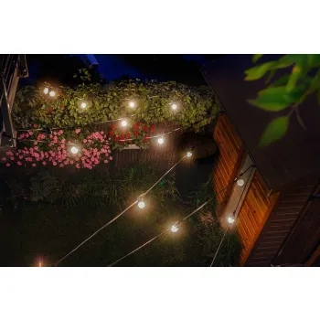GIRLANDA 20M + 22 ŻARÓWKI FILAMENT