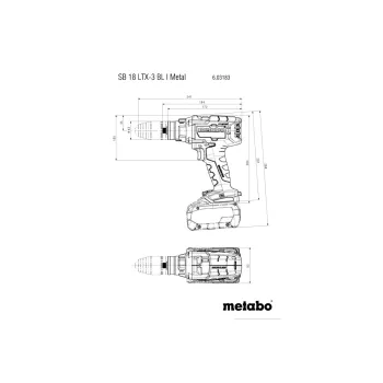 WIERTARKO-WKRĘTARKA AKUM.UDAROWA 18V SB 18 LTX-3 BL 2*5.5AH