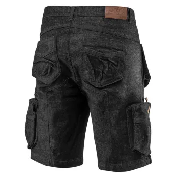 KRÓTKIE SPODENKI ROBOCZE DENIM, CZARNE M