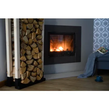 STOJAK NA DREWNO METALOWY 60CM. DREWNIANE SŁUPKI
