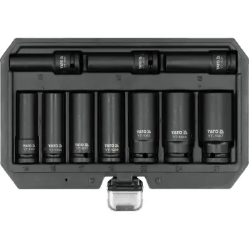 KOMPLET NASADEK UDAROWYCH 1/2'' DŁUGICH 10 SZT. 10-27MM