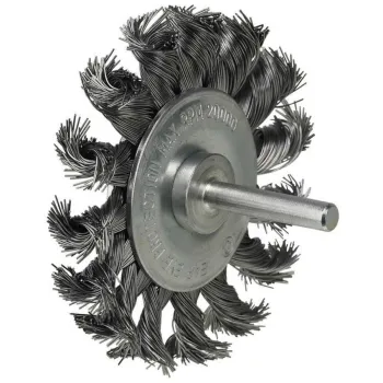 SZCZOTKA TARCZOWA Z TRZPIENIEM SPLATANA 75MM