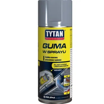 TYTAN GUMA W SPRAYU 400 ML SZARY