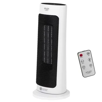 TERMOWENTYLATOR CERAMICZNY LED Z PILOTEM + TIMER 200W AD7738