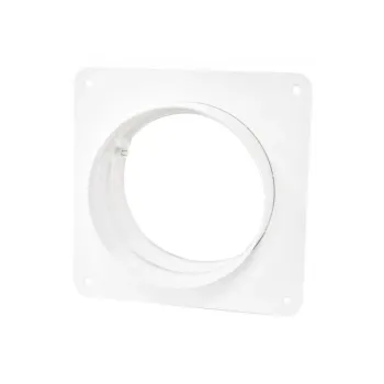 ŁĄCZNIK KANAŁU OKRĄGŁEGO Z KOŁNIERZEM 100MM