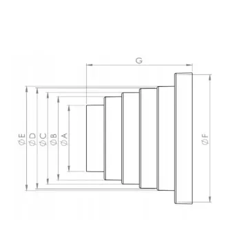 REDUKCJA KANAŁÓW OKRĄGŁYCH-WIELOSTOP.ASYMETRYCZNA FI 80-150