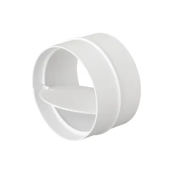 ŁĄCZNIK KANAŁU OKRĄGŁEGO Z ZAWOREM ZWROTNYM 100MM