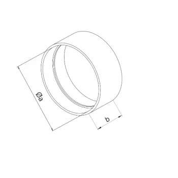 ŁĄCZNIK KANAŁU OKRĄGŁEGO 125MM