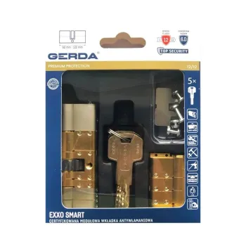 WKŁADKA MODUŁOWA EXXO SMART NIKIEL SATYNA M Z61/61 Z ZĘBATKĄ