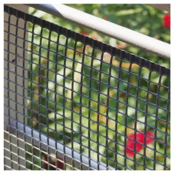 SIATKA PVC QUADRA 10 GRAFIT 0.5M*10MB OCZKO 10MM