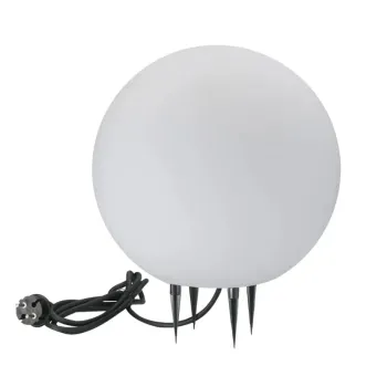 LAMPA OGRODOWA ARGENTO 30 BIAŁA KULA E27
