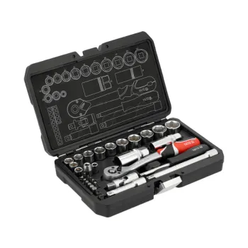 ZESTAW NARZĘDZIOWY 1/4', 3/8' 34 CZĘŚCI