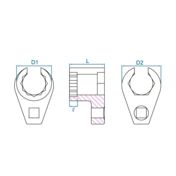 NASADKA DO SONDY LAMBDA 3/8', 22MM (7/8')
