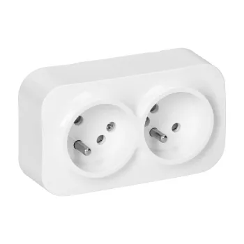 GNIAZDO PODWÓJNE N/T TODO 2*2P+Z IP20, 16A, 230V  CZARNE