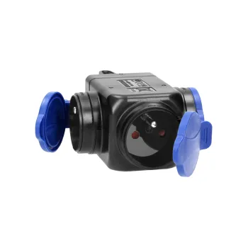 ROZDAŁĘŹNIK TRÓJGNIAZDOWY IP44, 3*2P+Z, 16A