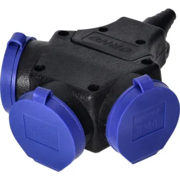 ROZDAŁĘŹNIK IP44, 3*2P+Z, SCHUKO 16A, 230V AC