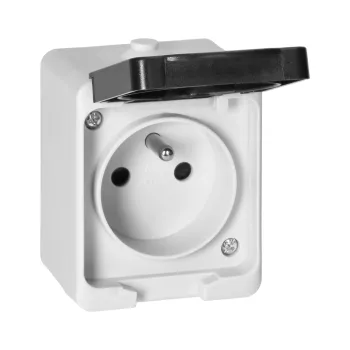 GNIAZDO POJEDYŃCZE 2P+Z AQUATIC MINI  IP54