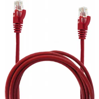 KABEL UTP 6E 1.5M CZRWONY