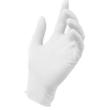 RĘKAWICE LATEXOWE BIAŁE MEDASEPT 8% ROZMIAR S