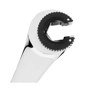 KLUCZ PŁASKO-OCZKOWY, ROZCIĘTY, Z GRZECHOTKĄ, 15MM