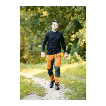 KOSZULKA Z DŁUGIM RĘKAWEM, CZARNA, ROZMIAR M