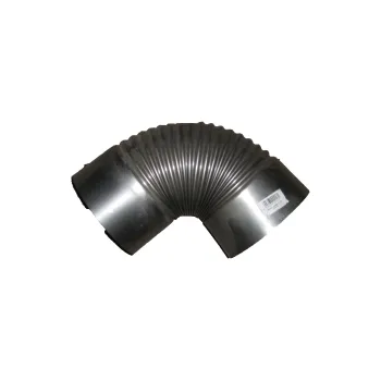 KOLANO WENTYLACYJNE NIEOCYNKOWANE 130MM PARNIKOWE