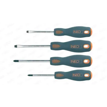 ZESTAW WKRĘTAKÓW KRZYZAKOWE I PLASKIE 4 SZTUKI.