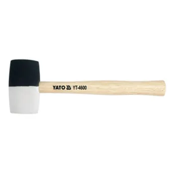 MŁOTEK GUMOWY CZARNO-BIAŁY 580G