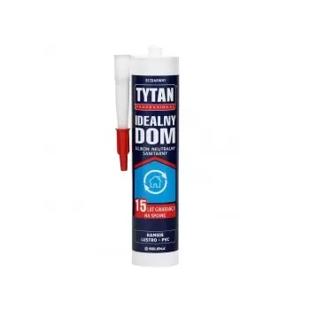 SILIKON TYTAN SANITARNY IDEALNY DOM 280ML BEZBARWNY