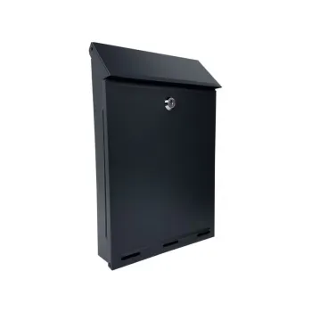 SKRZYNKA NA LISTY A-4 CZARNY MAT