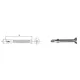 WKRĘT SAMOWIERTNY OCYNKOWANY TORX T30 6.3*70MM