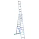 DRABINA ALUMINIOWA 3-ELEMENTOWA 760CM 11+11+11 SZCZEBLI