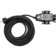 PRZEDŁUŻACZ IP44 10M 3G1.5 Z ROZDZIELACZEM