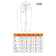 SPODNIE DRESOWE COMFORT, SZARO-CZARNE ROZMIAR XL