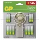 ZESTAW BATERI ALKALINE SUPER 12 SZT AAA + 12 SZT AA +WIATRAK