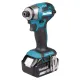 ZAKRĘTARKA UDAROWA AKUMULATOROWA 1/4'' 180NM 18V LXT 0*AH